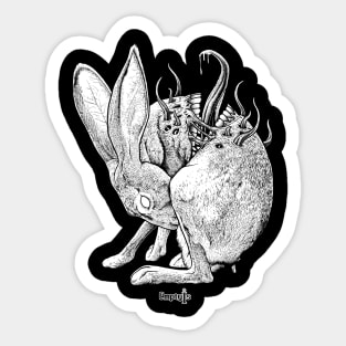 Creepy Rabbit Sticker